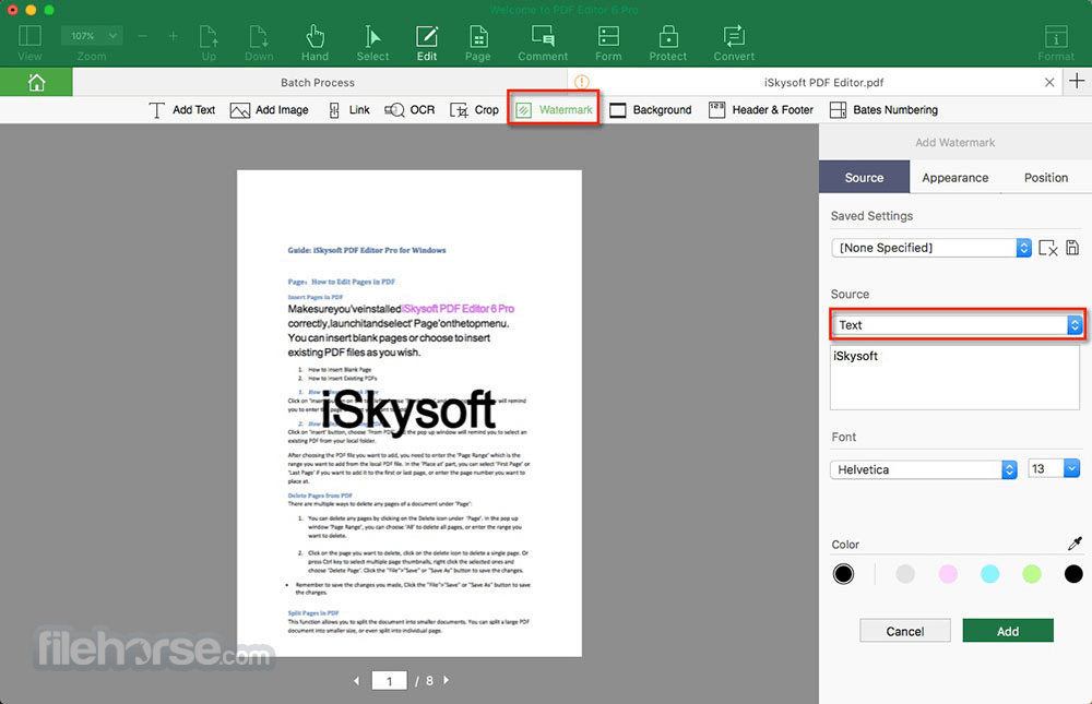 Iskysoft pdf editor pro with ocr for mac